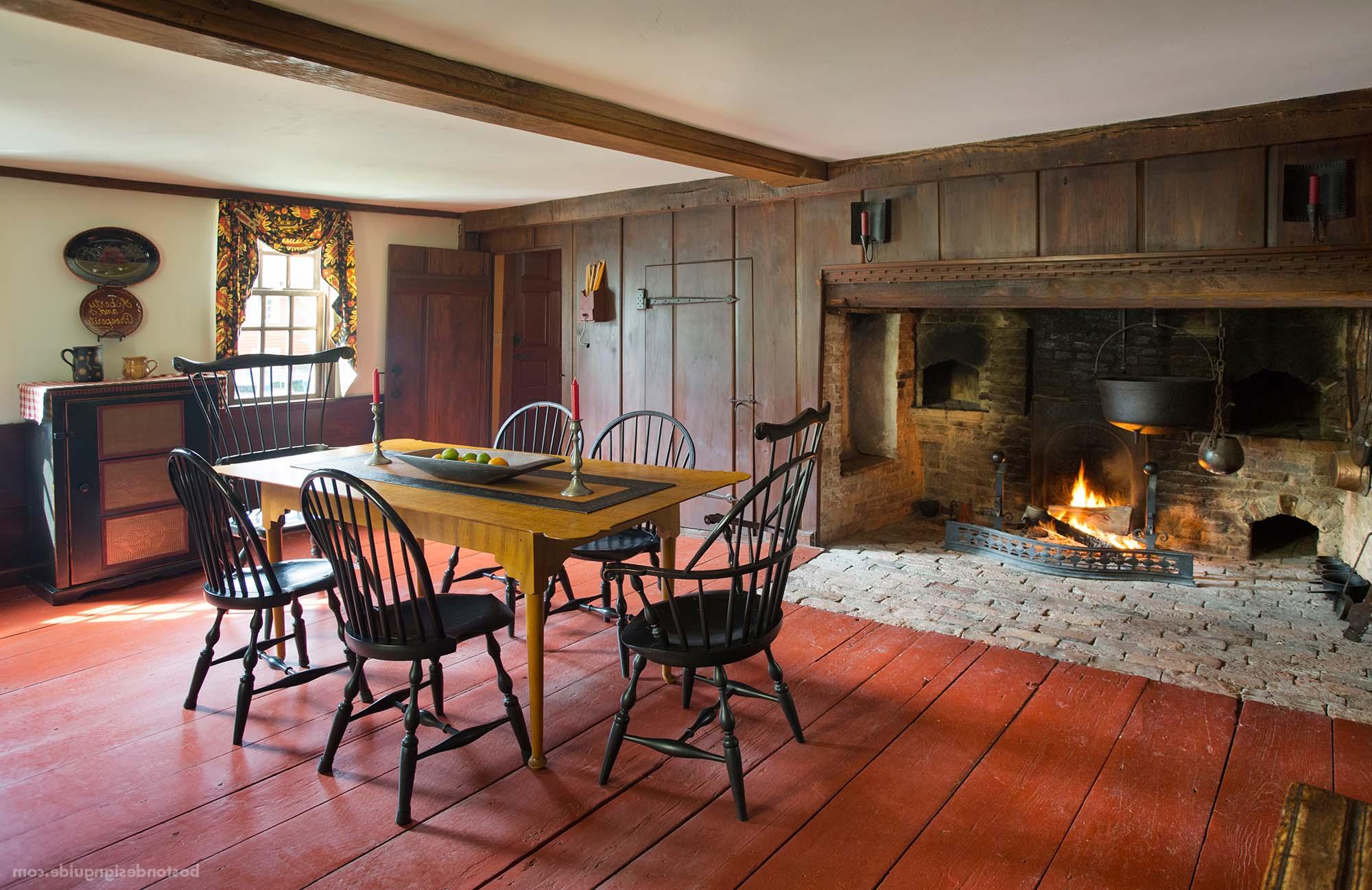 Kitchen fireplace by C2MG Builders